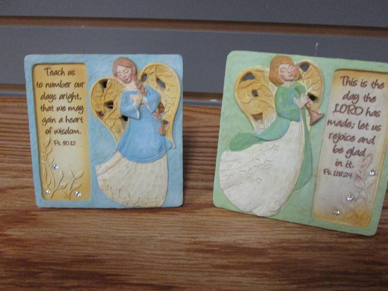 Lot of 2 Jewels of Faith small stan...