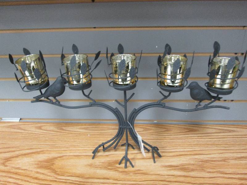 Beautiful black metal with gold ton...