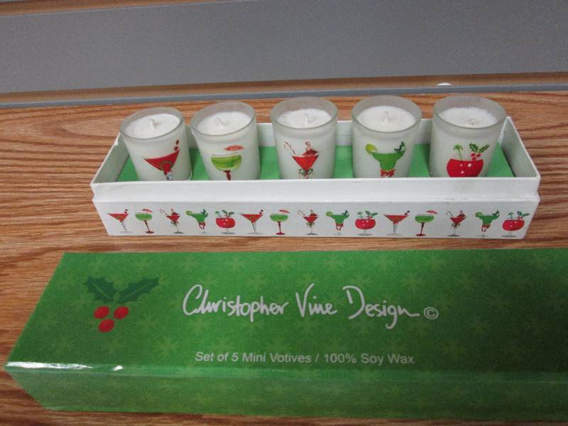Set of 5 mini votives Holidayaccent...