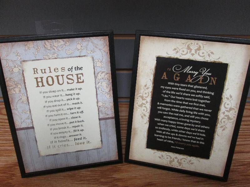 Lot of 2 8 12 x6 12 inspirationa...