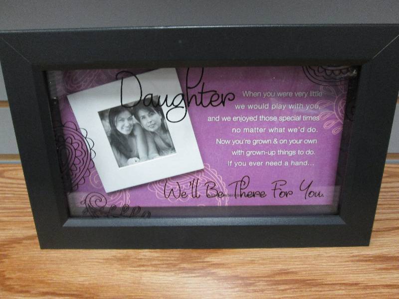 Daughter shadow box type photo fram...
