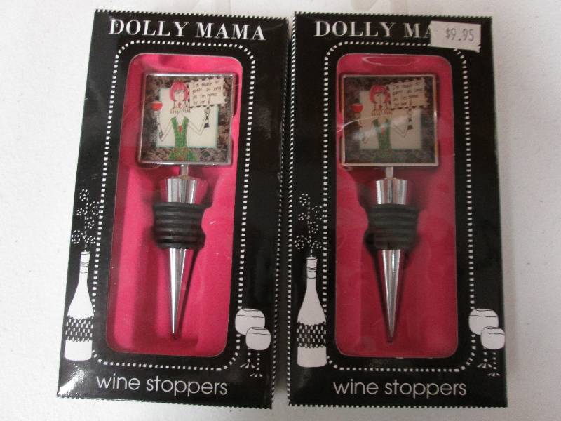 Lot of 2 wine stoppers Retail $9.95...