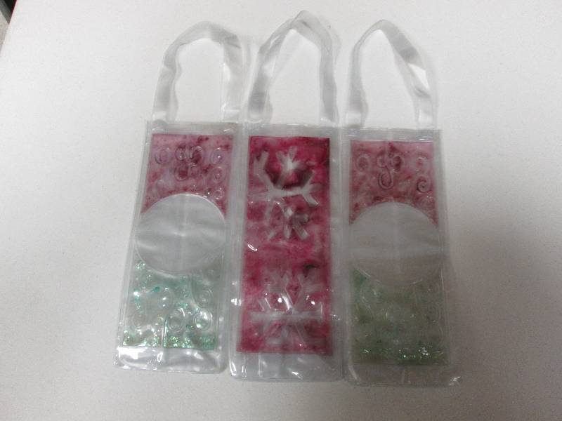 Lot of 3 Reusable wine bottle chill...