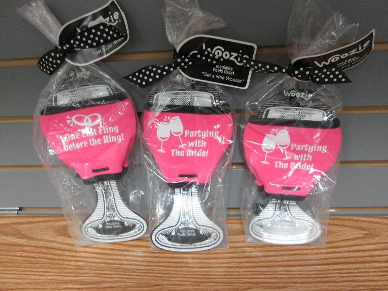 Lot of 3 wine glass coolers - Bride...