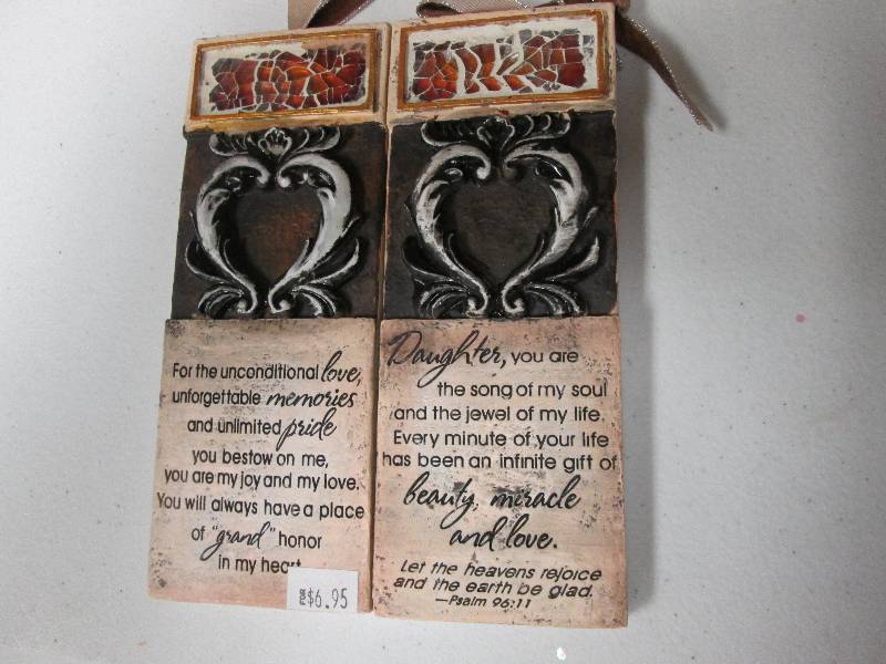 Lot of 2  7x 2 34 inch ceramic in...