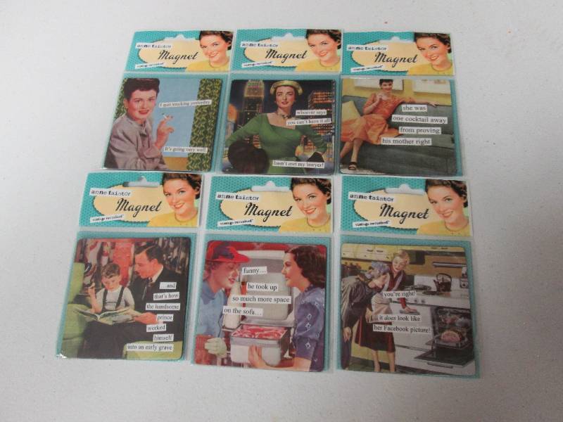 Lot of 6 vintage style picture magn...