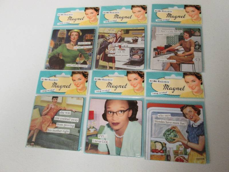 Lot of 6 vintage style picture magn...