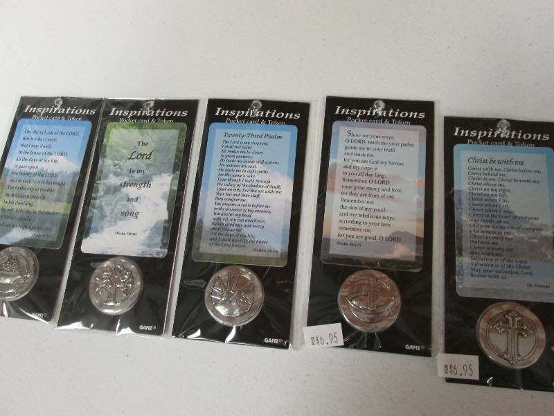 Lot of 5 Ganz Religious pocket card...
