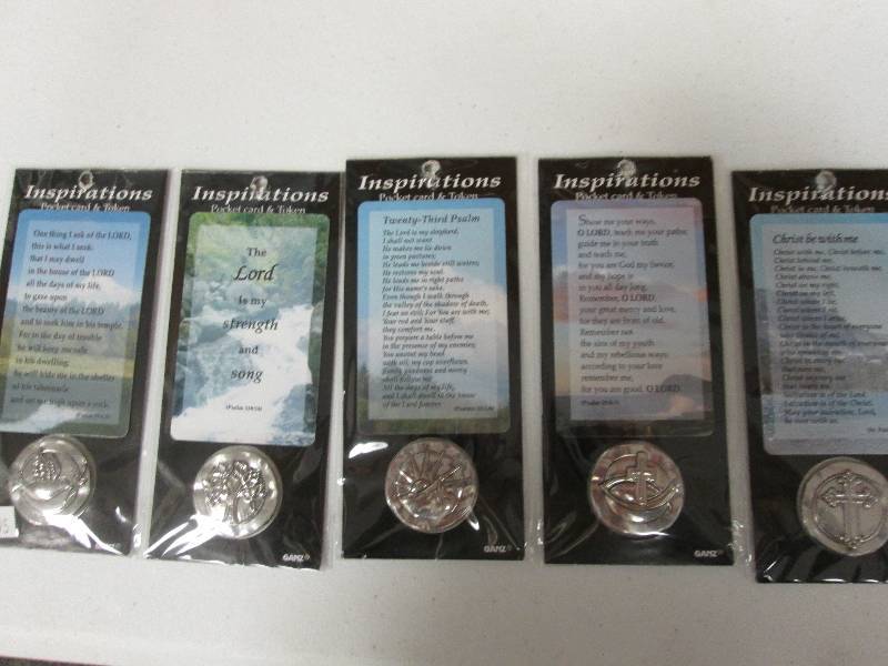Lot of 5 Ganz Religious pocket card...