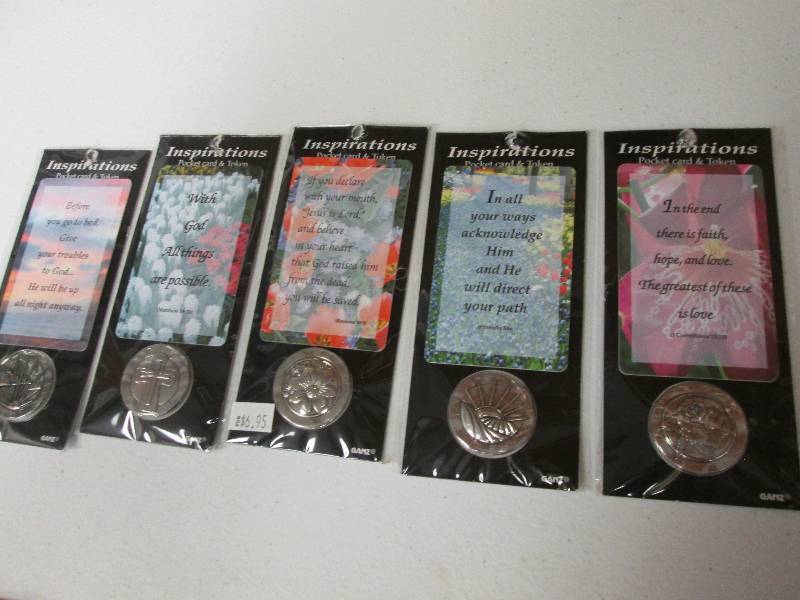 Lot of 5 Ganz Religious pocket card...