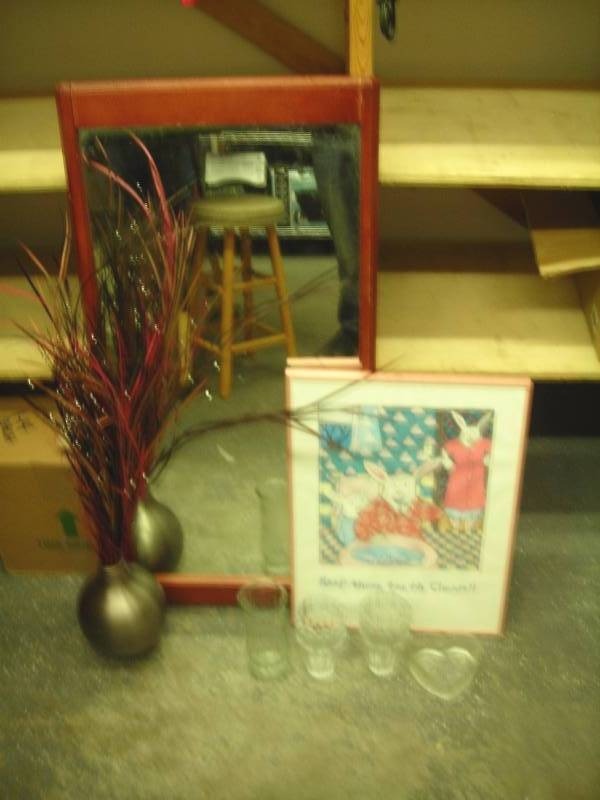 Wood Framed Mirror (22x46)