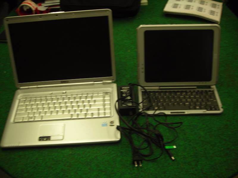 Dell Laptop (No Cords-Missing Keys), HP Tablet With Keyboard Stand & Cords