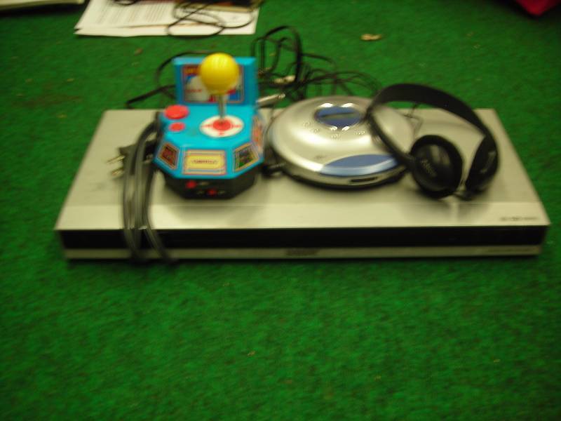 Sony DVD Player, Pac Man Game, Personal CD Player