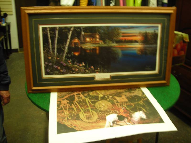 Framed Jim Hensen Summer Evenings Signed & Numbered (No Glass)