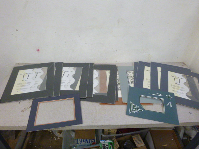 lot 44 image: 13 Pre-Cut Mats for Pictures