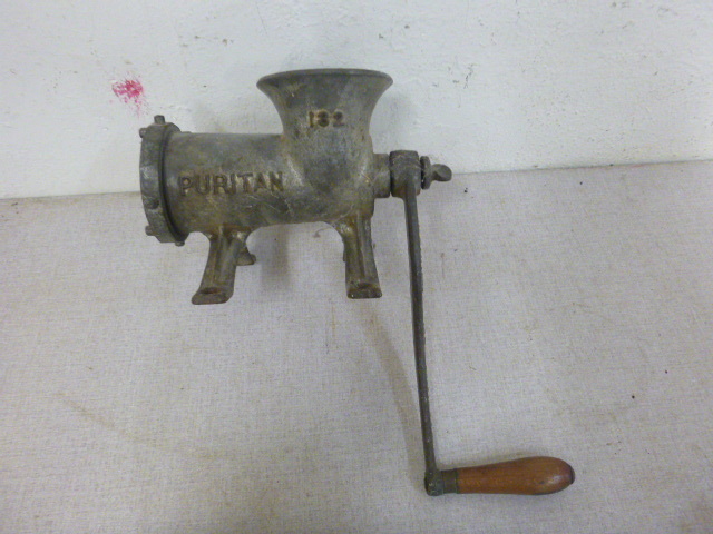 lot 58 image: Large Vintage Puritan No. 132 Food Grinder