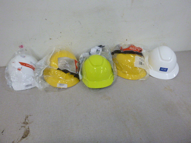 lot 68 image: 5 New Hard Hats
