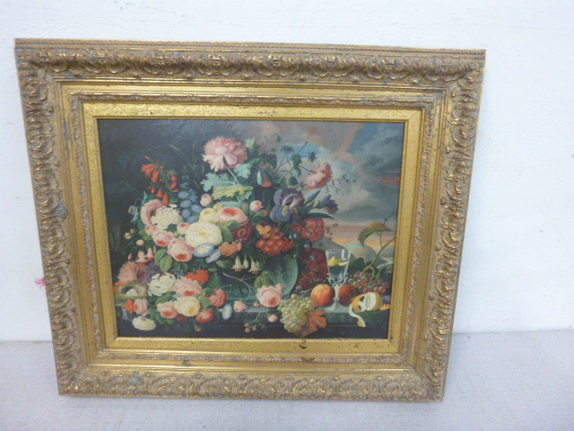 lot 108 image: Floral Framed Print