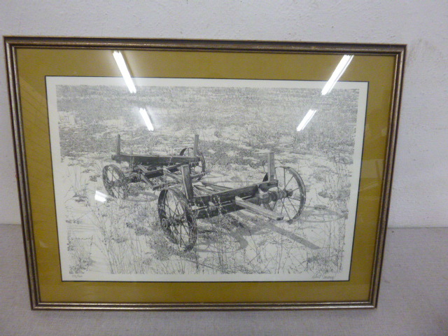 lot 111 image: Framed Print by Robert Sarsong