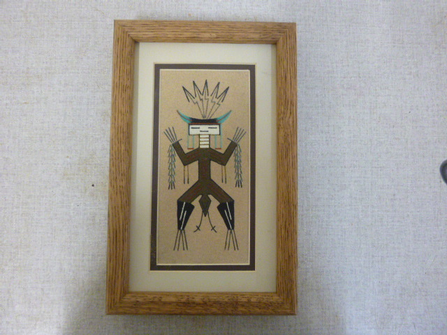 lot 114 image: Small Navajo Sandpainting