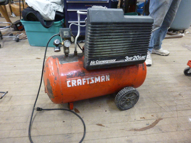 lot 136 image: Craftsman Air Compressor