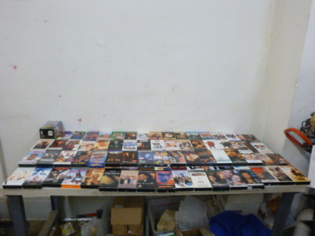 lot 182 image: Miscellaneous VHS movies