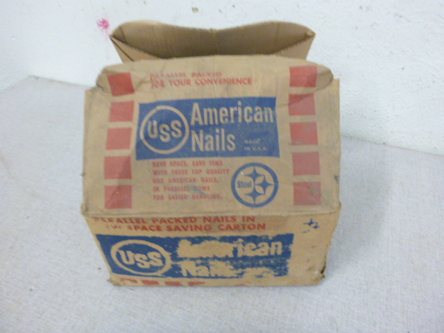 lot 197 image: Box of 8 Cupped Head Finishing Nails
