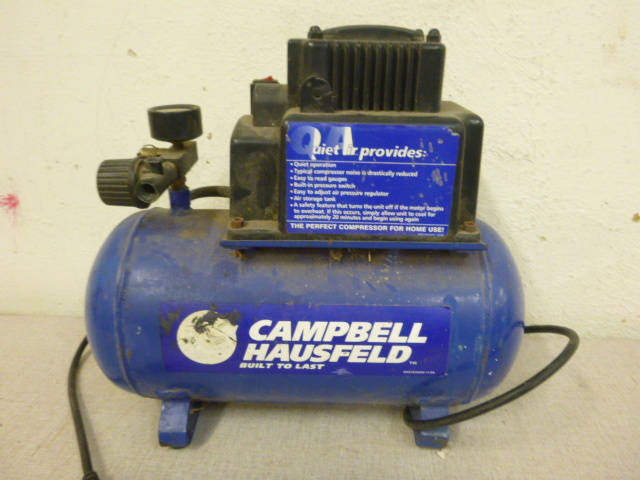 lot 210 image: Campbell Hausfeld Small Air Compressor