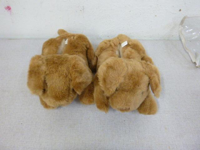 lot 237 image: Pair of Puppy Slippers