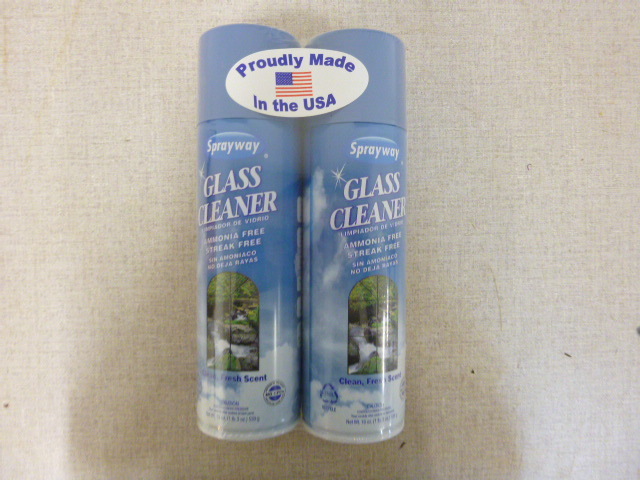 lot 253 image: 2 Cans of Sprayway Glass Cleaner