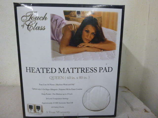 lot 385 image: Touch of Class Heated Mattress Pad