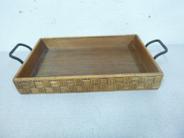 lot 396 image: Wood Serving Tray