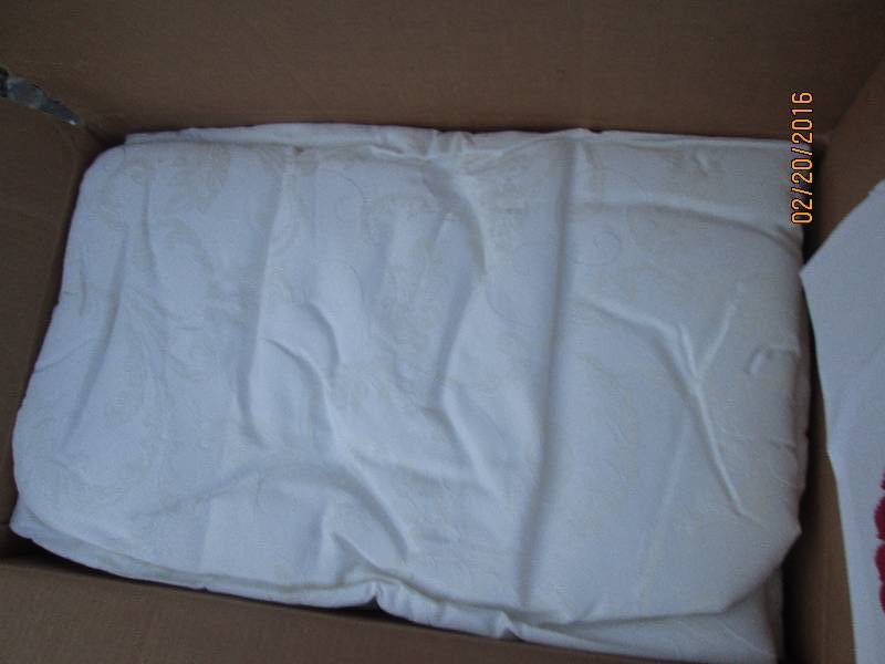 5 linen blankets, new...