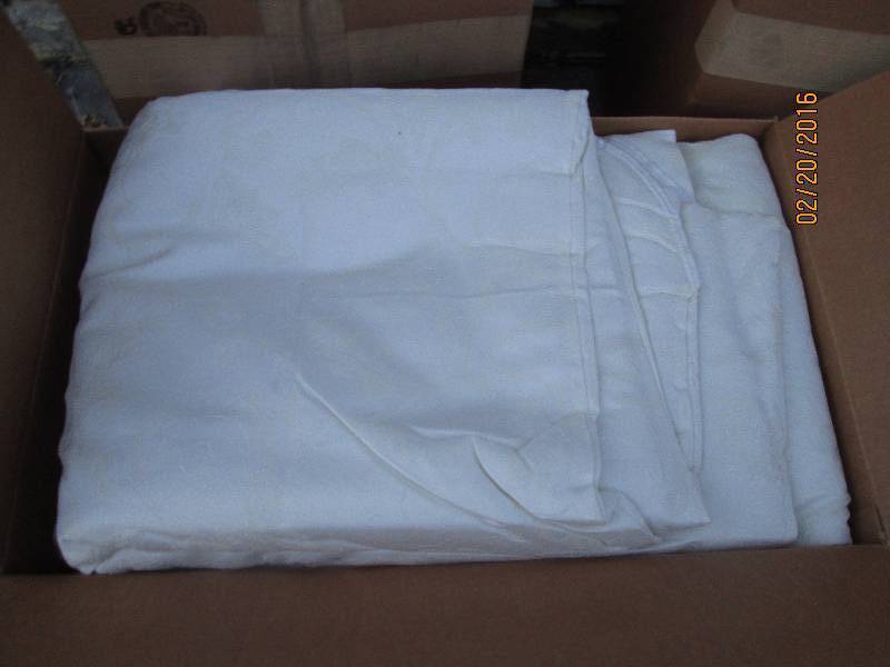 5 linen blankets, new...