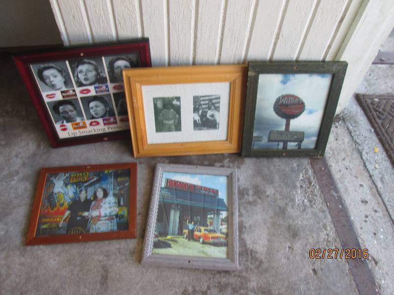Lot of 5 art pieces...
