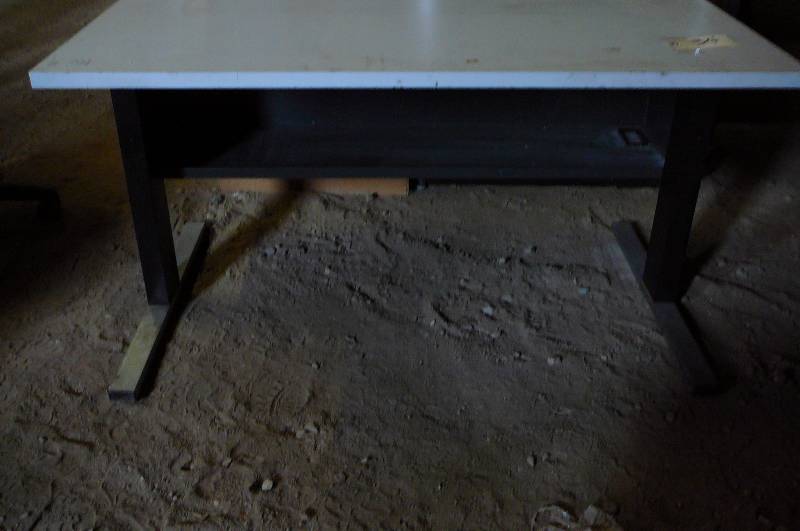 lot 34 image: Stell Desk 48 wide x 30 wide x 27 high