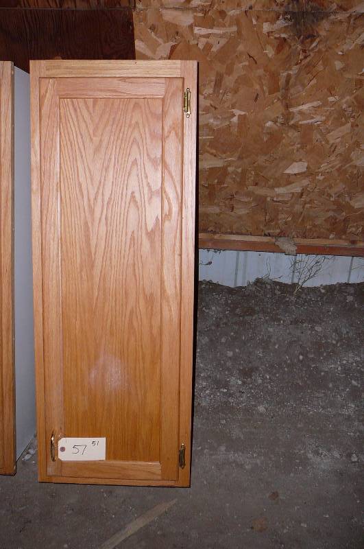 lot 51 image: Oak Cabinet 12 d x 16 34 w x 42 h