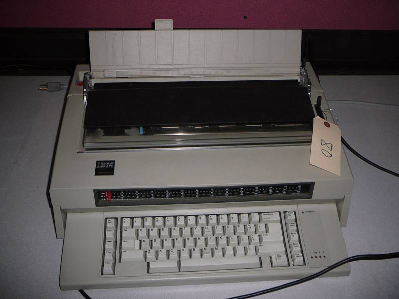 lot 80 image: IbM Wheel writer 3