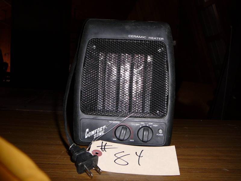 lot 84 image: Ceramic Heater comfort zone