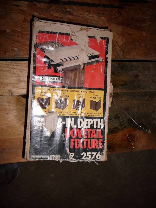 lot 132 image: Dovetail Fixture 8 Depth (Sears)