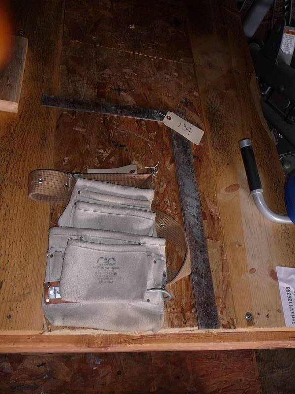 lot 134 image: 2 Squares & Tool Belt