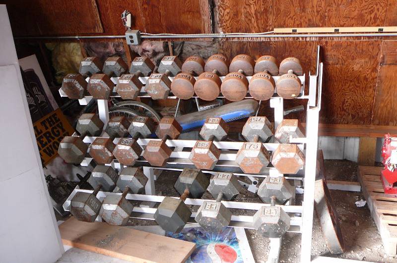 lot 177 image: Weights - Rack - Bench - Weight Racks