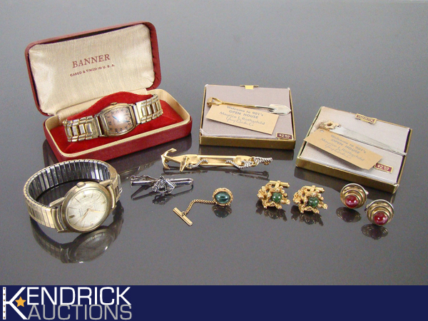 Lot of Vintage Mens Jewelry