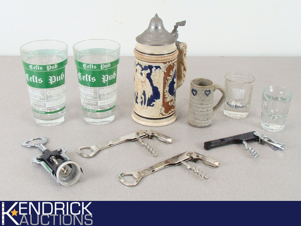Lot of Collectible Stein, WineBeer etc. Items