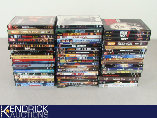 Lot of 60 Newer Popular Title DVDs
