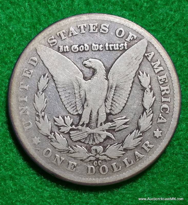 1890 CC Carson City Morgan Silver Dollar