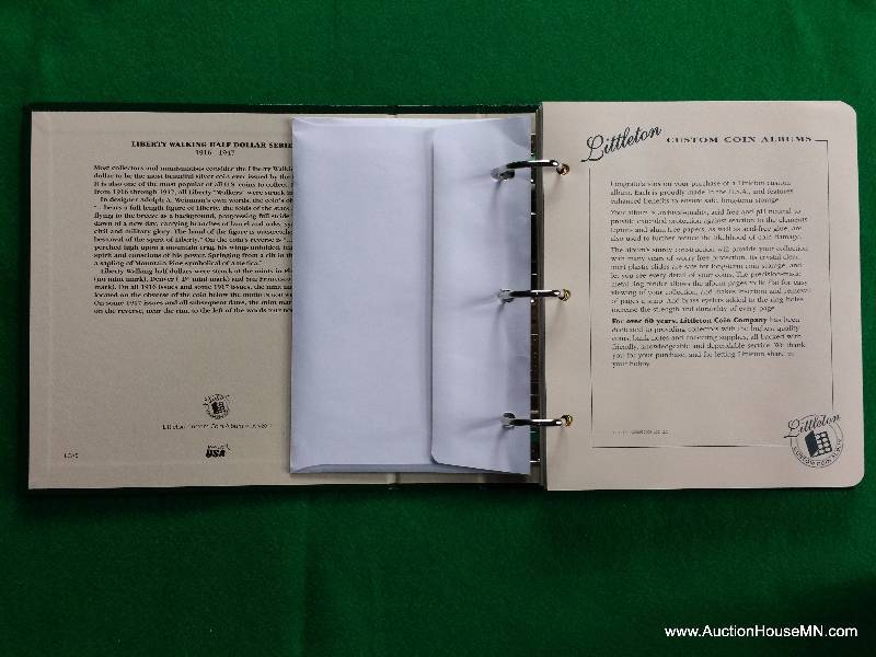 Littleton Walking Liberty Half Dollar Collectors Album