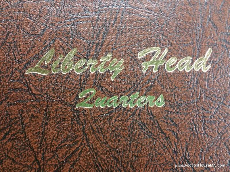 Barber Silver Quarters Collection in Dansco Album