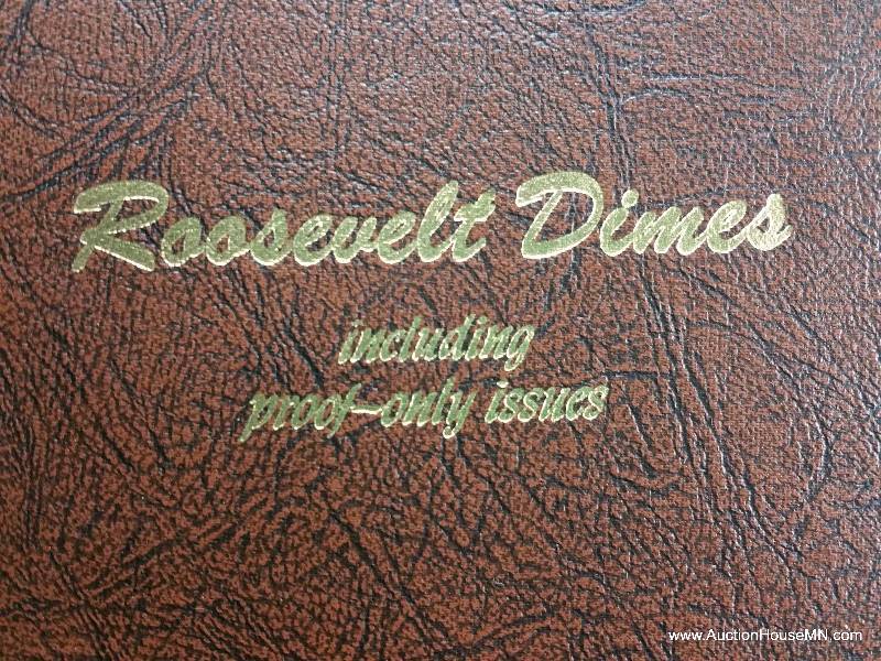 Roosevelt Silver and Non-Silver Dimes Collection in Dansco Album
