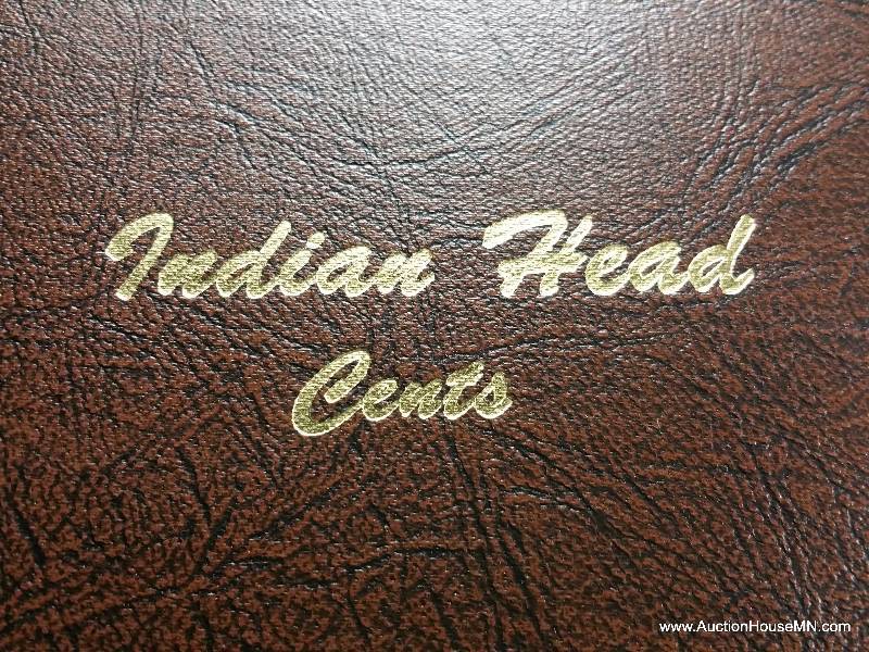 Indian Head Cents Collection in Dansco Album
